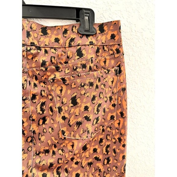 Sculpt-Her by NYDJ Women's Modern Leggings Pants Caramel Cat Animal Print Size M - Picture 10 of 10